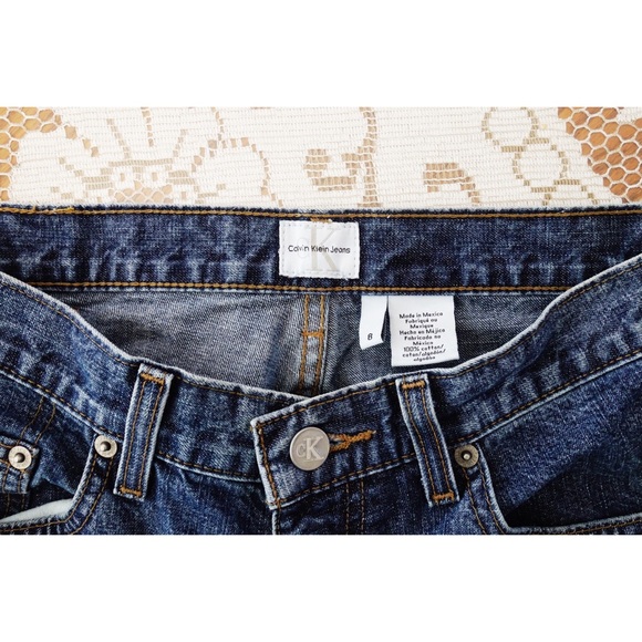 Vintage Calvin Klein High Waist Bootcut Jeans sz 8 - Picture 3 of 4